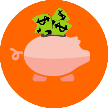 icon of a little piggy bank with all the money you could save if you switch to Ambit Energy