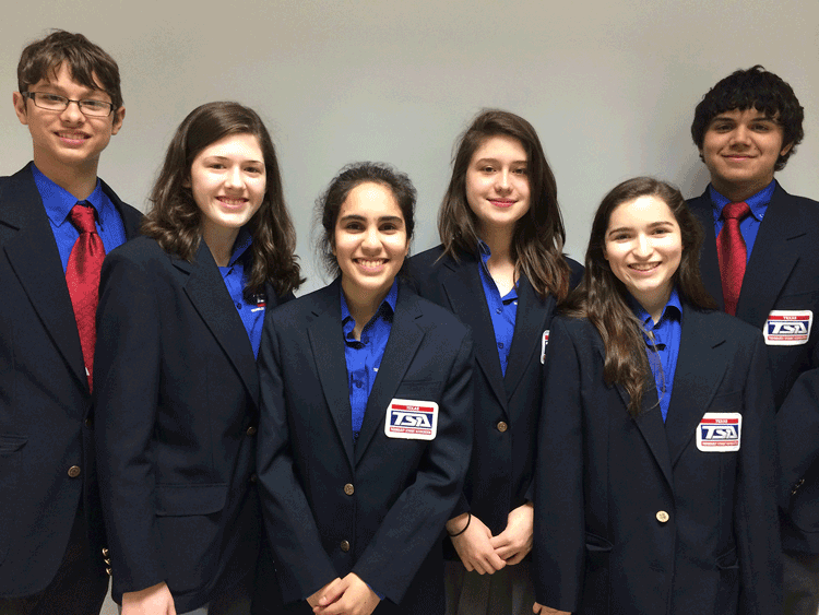 Our freshman chapter team competitors