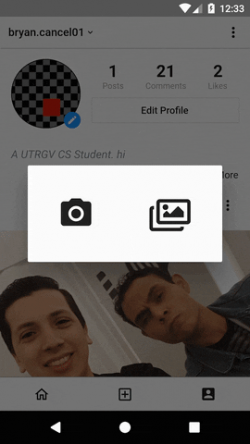 Profile Picture Editing